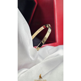 Браслет у стилі Cartier в жовтому золоті